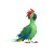 Happy Cartoon Parrot Vinyl Car Decal Sticker – Waterproof & UV-Resistant 