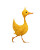 Playful Duckling Splashing Vinyl Car Decal Sticker – Waterproof & UV-Resistant 