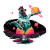 Dancing Chicken Cartoon V2 Vinyl Car Decal Sticker – Waterproof & UV-Resistant 