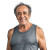 Elderly Gym Enthusiast Vinyl Car Decal Sticker – Waterproof & UV-Resistant 