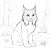 Friendly Lynx Illustration Vinyl Car Decal Sticker – Waterproof & UV-Resistant 