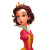 Cartoon Princess V2 Vinyl Car Decal Sticker – Waterproof & UV-Resistant 