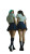 Shy Schoolgirls Stroll Vinyl Car Decal Sticker – Waterproof & UV-Resistant 