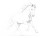 Line Art Horse Vinyl Car Decal Sticker – Waterproof & UV-Resistant 