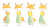 Elegant Fox Poses Vinyl Car Decal Sticker – Waterproof & UV-Resistant 