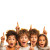 Diverse Kids Pointing Vinyl Car Decal Sticker – Waterproof & UV-Resistant 