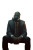 Melancholic Masked Man Vinyl Car Decal Sticker – Waterproof & UV-Resistant 