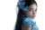 Blue Flower Model Vinyl Car Decal Sticker – Waterproof & UV-Resistant 