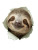 Playful Sloth Vinyl Car Decal Sticker – Waterproof & UV-Resistant 