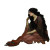 Weeping Woman Willow Vinyl Car Decal Sticker – Waterproof & UV-Resistant 