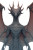 Angry Fractal Dragon Vinyl Car Decal Sticker – Waterproof & UV-Resistant 