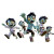 Zombie Boys Play Vinyl Car Decal Sticker – Waterproof & UV-Resistant 