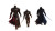 Futuristic Armored Knights Vinyl Car Decal Sticker – Waterproof & UV-Resistant 