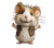 Little Cute Mouse Vinyl Car Decal Sticker – Waterproof & UV-Resistant 