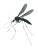 Giant Black Mosquito Vinyl Car Decal Sticker – Waterproof & UV-Resistant 