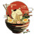 Ramen Cat Tee Vinyl Car Decal Sticker – Waterproof & UV-Resistant 