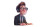 Young Man Computing Vinyl Car Decal Sticker – Waterproof & UV-Resistant 