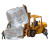 Miniature Forklift Workers Vinyl Car Decal Sticker – Waterproof & UV-Resistant 