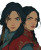 Twin Sisters Battle Vinyl Car Decal Sticker – Waterproof & UV-Resistant 