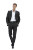 Office Worker Portrait Vinyl Car Decal Sticker – Waterproof & UV-Resistant 