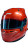 Red F1 Helmet Vinyl Car Decal Sticker – Waterproof & UV-Resistant 