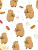 Capybara Eating Foods Vinyl Car Decal Sticker – Waterproof & UV-Resistant 