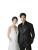 Stylish Wedding Couple Vinyl Car Decal Sticker – Waterproof & UV-Resistant 