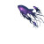 Alien Purple Fauna Vinyl Car Decal Sticker – Waterproof & UV-Resistant 