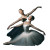 Ballet Duo Performance Vinyl Car Decal Sticker – Waterproof & UV-Resistant 