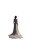 Elegant White Dress Vinyl Car Decal Sticker – Waterproof & UV-Resistant 