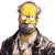 Homer In Miura Style Vinyl Car Decal Sticker – Waterproof & UV-Resistant 