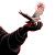 Flaming Bird Hand Vinyl Car Decal Sticker – Waterproof & UV-Resistant 