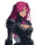 Cybernetic Feminine Robot Vinyl Car Decal Sticker – Waterproof & UV-Resistant 