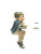Girl And Sparrow Vinyl Car Decal Sticker – Waterproof & UV-Resistant 
