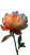 Glowing Peony Flower Vinyl Car Decal Sticker – Waterproof & UV-Resistant 