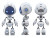 Baby Robot Sheet Vinyl Car Decal Sticker – Waterproof & UV-Resistant 