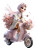 Pastel Hijab Girl Vinyl Car Decal Sticker – Waterproof & UV-Resistant 