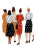 Polka-Dot Women Vinyl Car Decal Sticker – Waterproof & UV-Resistant 