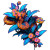 Colorful Volumetric Snake Vinyl Car Decal Sticker – Waterproof & UV-Resistant 