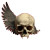 Skull With Wings Vinyl Car Decal Sticker – Waterproof & UV-Resistant 
