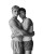 Gay Couple Embrace Vinyl Car Decal Sticker – Waterproof & UV-Resistant 