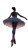 Graceful Ballerina Tightrope Vinyl Car Decal Sticker – Waterproof & UV-Resistant 