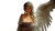 Angel With Cake Vinyl Car Decal Sticker – Waterproof & UV-Resistant 