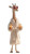 Giraffe In Robe Vinyl Car Decal Sticker – Waterproof & UV-Resistant 