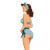 Vintage Beach Woman V3 Vinyl Car Decal Sticker – Waterproof & UV-Resistant 