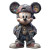 Hip Hop Mickey Vinyl Car Decal Sticker – Waterproof & UV-Resistant 