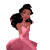 Black Disney Princess Vinyl Car Decal Sticker – Waterproof & UV-Resistant 