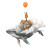 Flying Whale House Vinyl Car Decal Sticker – Waterproof & UV-Resistant 
