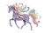 Whimsical Unicorn Vinyl Car Decal Sticker – Waterproof & UV-Resistant 