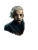 Einstein Glitch Art Vinyl Car Decal Sticker – Waterproof & UV-Resistant 